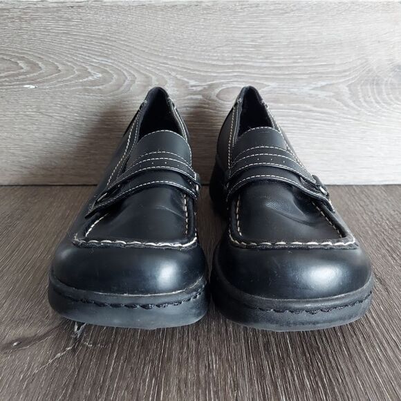 Lower East Side Vintage Black Platform Loafer Size 8 - Picture 2 of 11